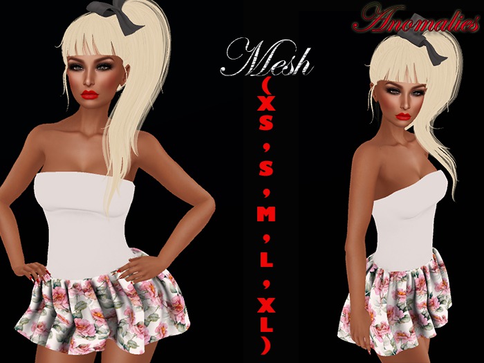 White flowers bottom