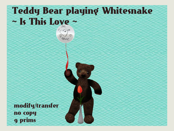 Teddy Bear playing  +++ Is This Love +++