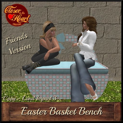 Easter Basket Bench-Friends Version