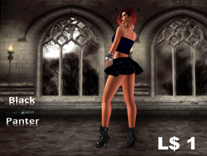 BlackPanter Skirt Bright Blue