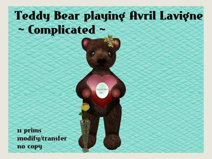 Teddy Bear playing Avril Lavigne - Complicated