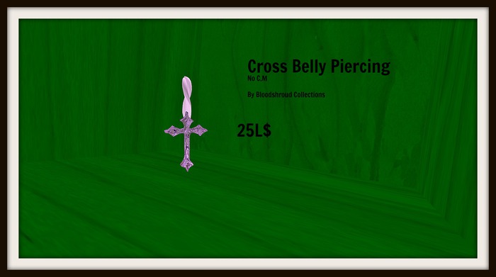 Belly Piercing "Cross"
