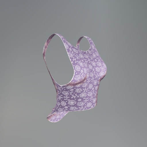 Purple Lace Mesh Tank Top box