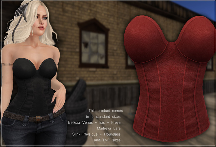 :ESSENCE: CORSET SPIRIT RED