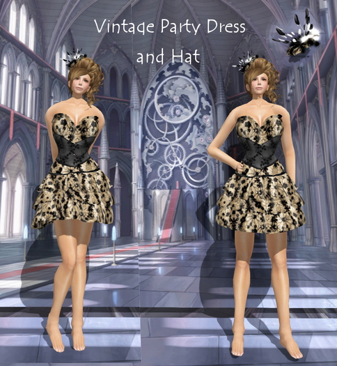 Vintage Party Dress Box