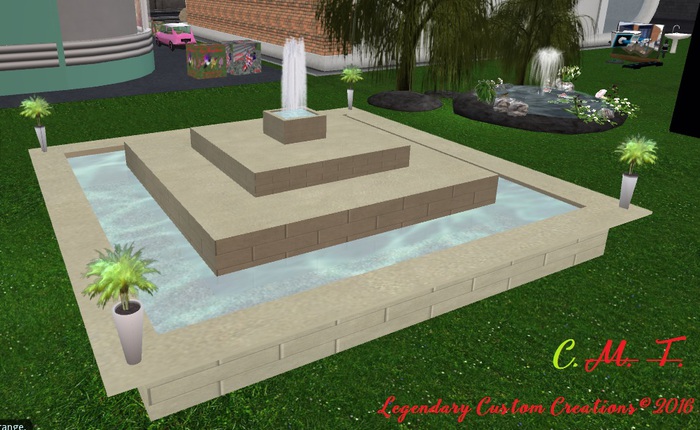 Fountain Showcase / Decor 10x10 (UNPACK)