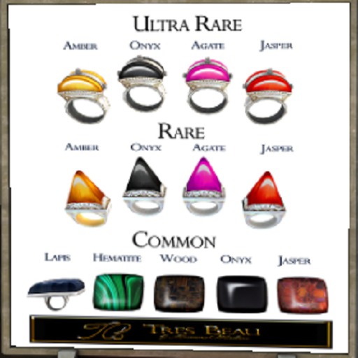 Tres Beau Large Basic Ring Onyx