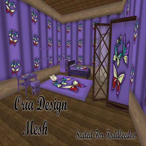 Oria Design - Mesh Bedroom Butterflies