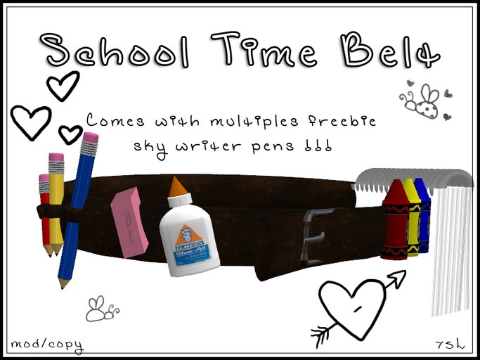 School Time Belt - Boxed