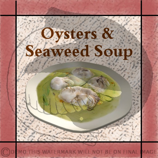 G&S Oysters & Seaweed Soup Texture