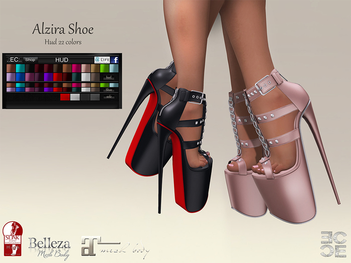 .:EC:.Package Alzira Shoe (Maitreya/Belleza/Slink)