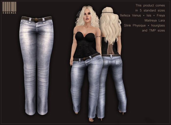 :ESSENCE:GAYA  JEANS LIGHT BLUE