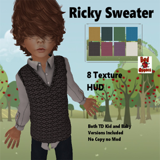 BA_Ricky Sweater w/White Sleeves