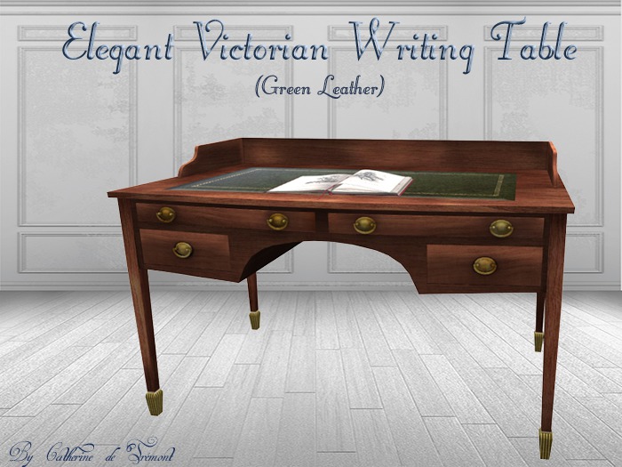 *CdT* Victorian Writing table (green)