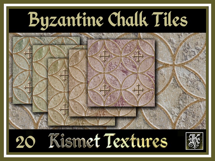 *Kismet* Byzantine Chalk Tiles Textures (20)