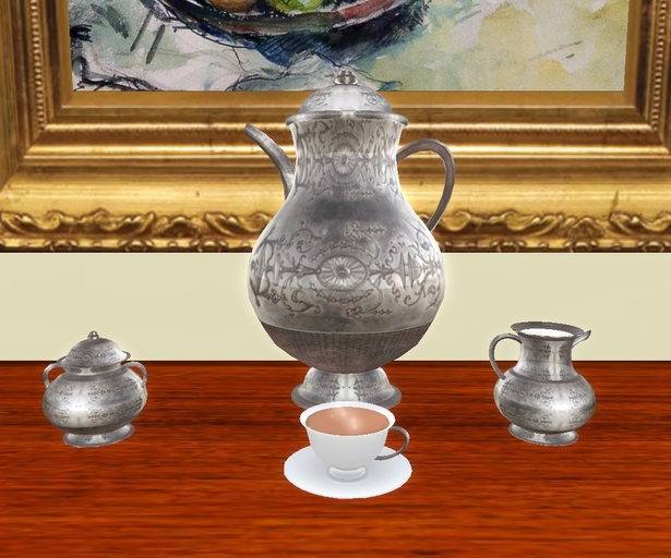  Antique Silver Coffee Service 