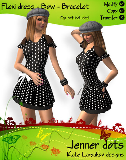 [K's K] Jenner dots dress