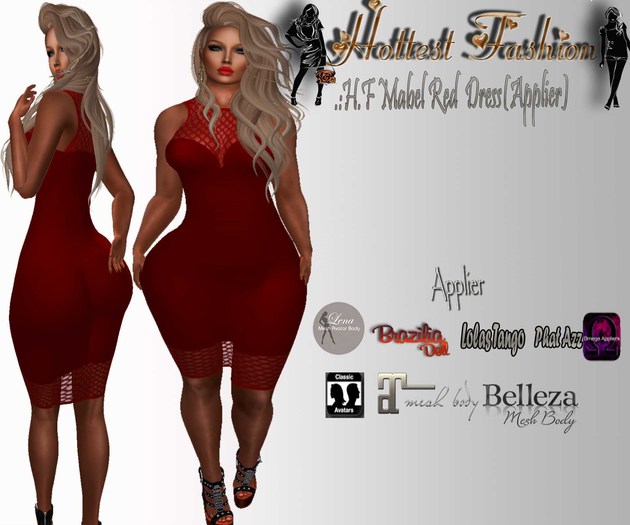 .:H.F Mabel Red Dress (Applier)