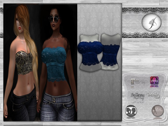 {F.D} Flava Top Blue Mesh Appliers