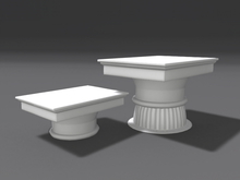 Short Pedestals Display Stands