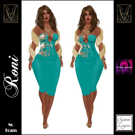 JCD Roni Blue Dress w/Omega Applier (bagged)