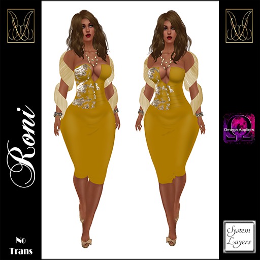 JCD Roni Blue Dress w/Omega Applier (bagged)