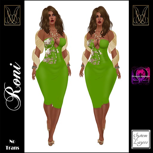 JCD Roni Blue Dress w/Omega Applier (bagged)