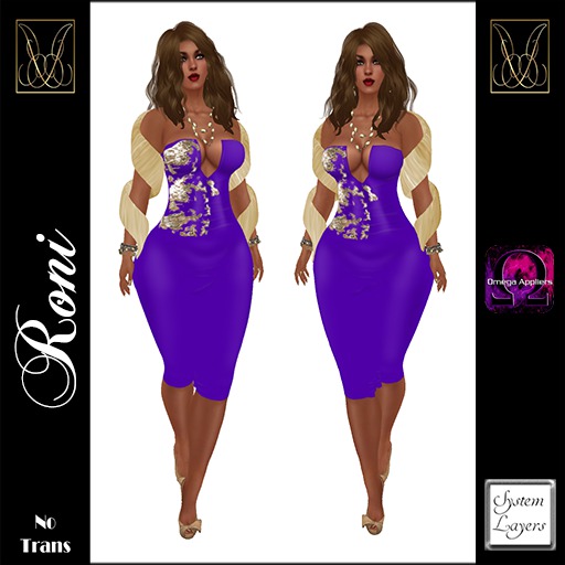 JCD Roni Blue Dress w/Omega Applier (bagged)