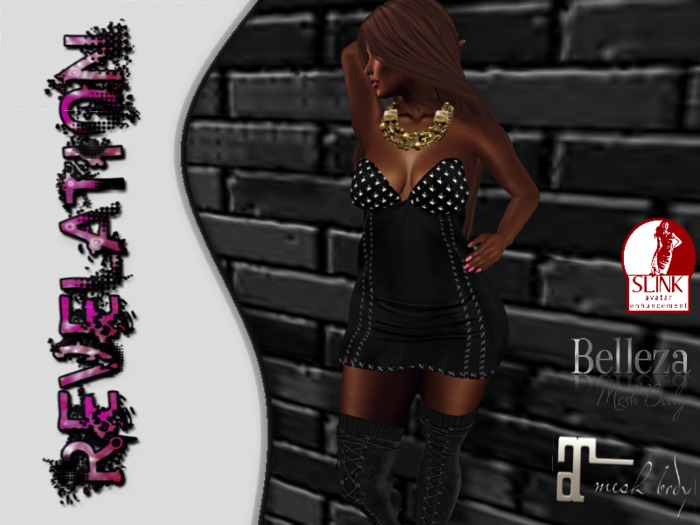 :::Revelation::: Cami dress black custom ***SALE***