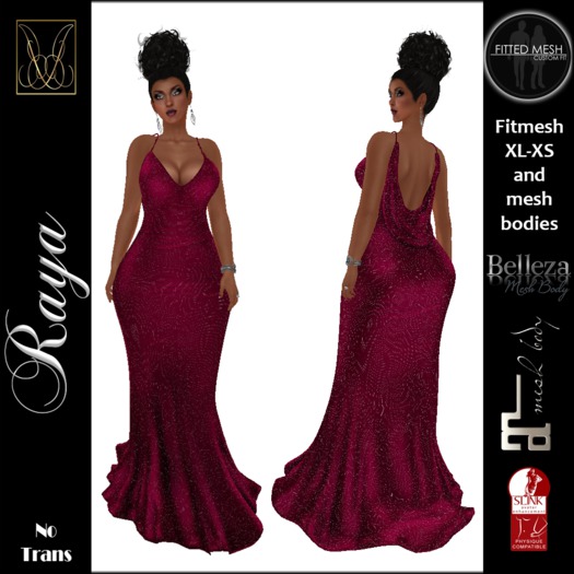 JCD Raya Red FitMesh Dress (bagged)