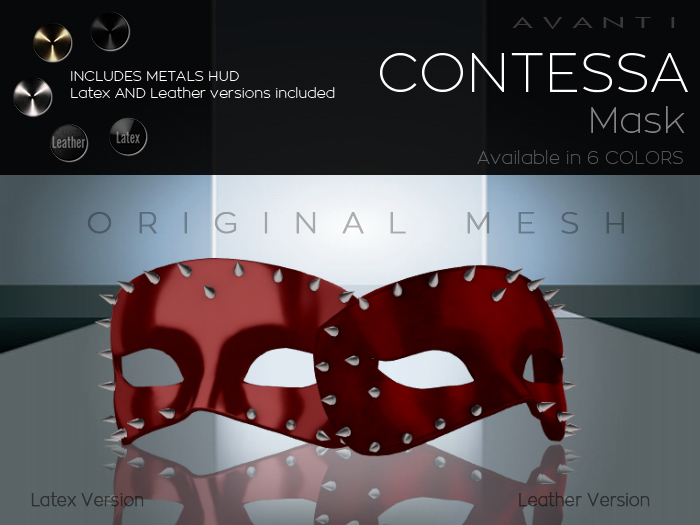 .:Avanti:. Contessa Mask - Red
