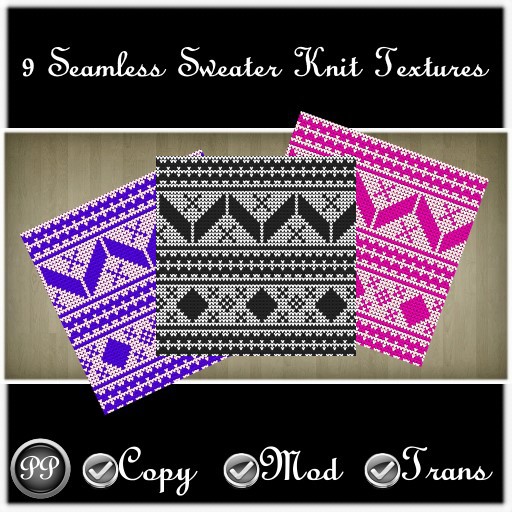 9 Seamless Sweater Knit Textures