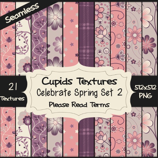 *Cupids Textures * 21 CELEBRATE SPRING SET 2