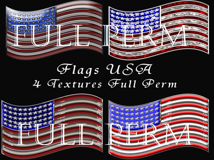 Flag Usa Textures  - FULL PERM