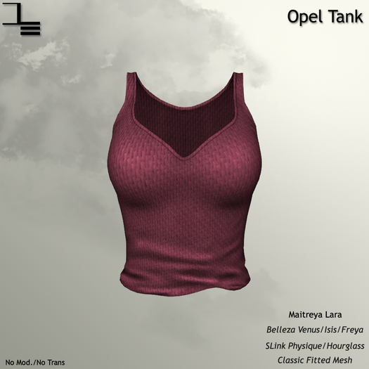 DE Designs - Opel Tank - Pink