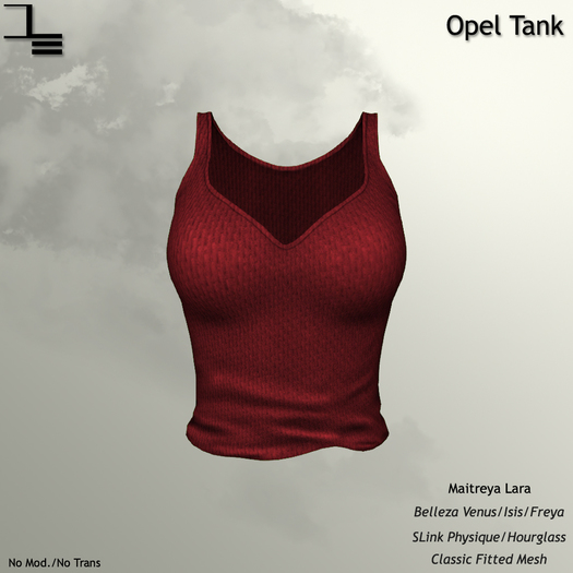 DE Designs - Opel Tank - Red