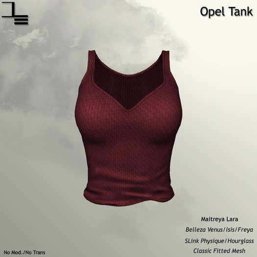 DE Designs - Opel Tank - Rose