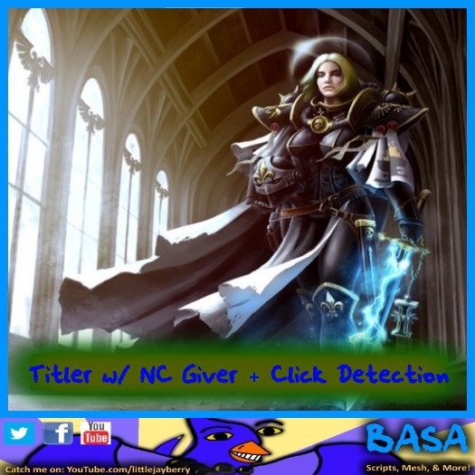 ◄ BASA ► MESH Titler w/ NC Giver + Click Detection