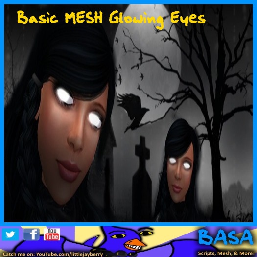 !WeWT! Rigged MESH Basic Glowing Human Eyes