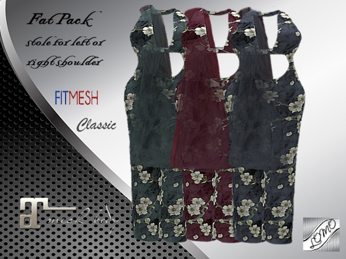 [ IBAN ] MESH DRESS ARABIC BLOSSOM FAT PACK // MAITREYA