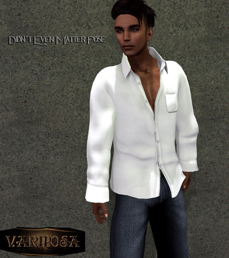 Variposa Didn't even matter pose