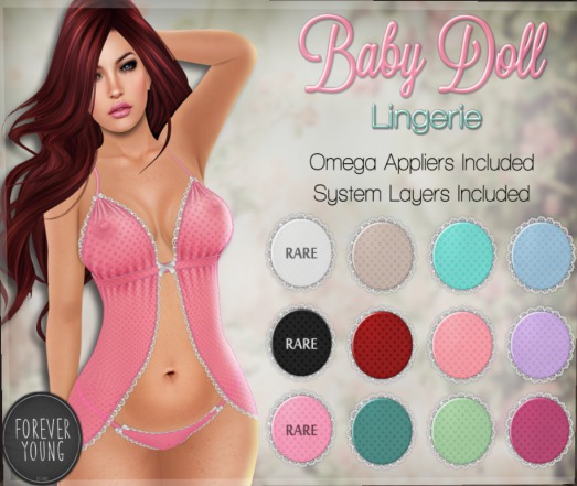 :FY: Baby Doll Lingerie (mint)