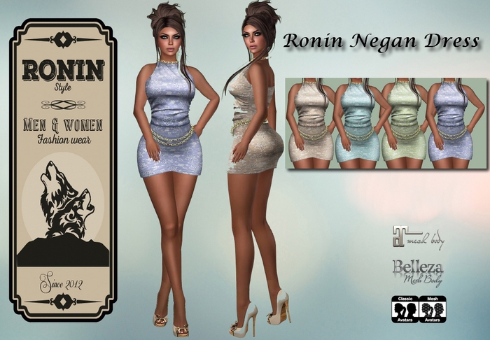 Ronin Negan Dress - 4 Colours