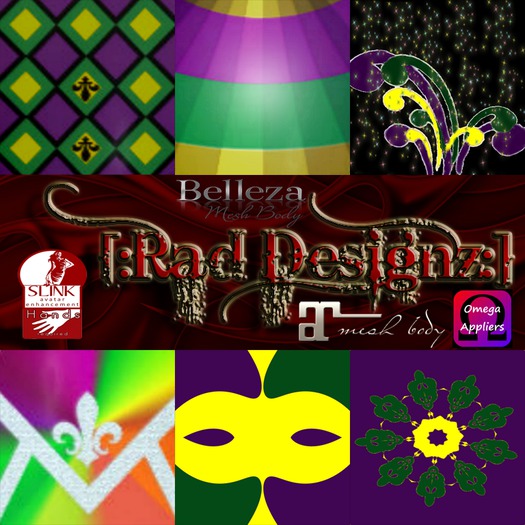 [:Rad Designz:] MardiGras  Bagged