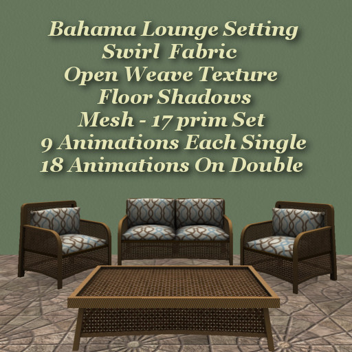 Bahama Lounge Set Swirl