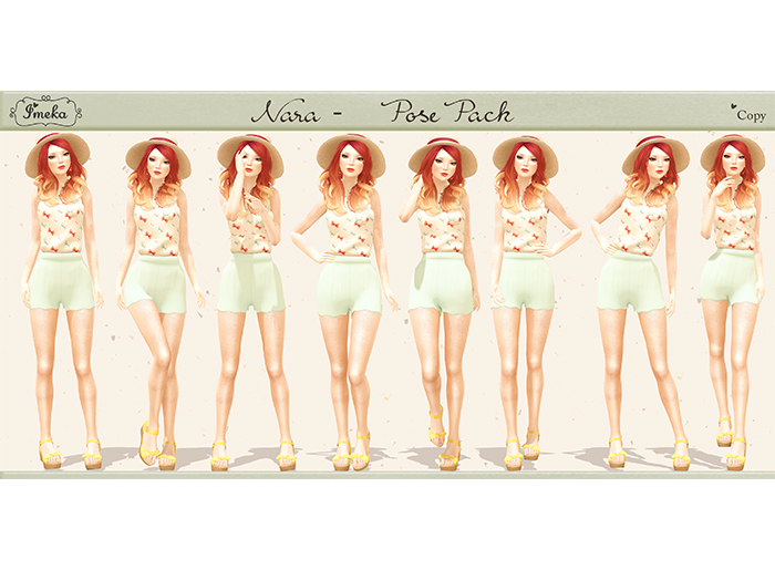 {Imeka} Nara Pose Pack