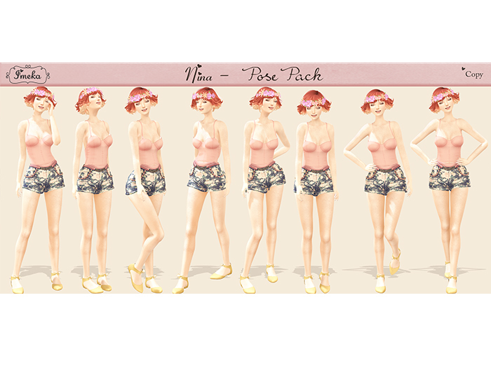 {Imeka} Nina - Pose Pack