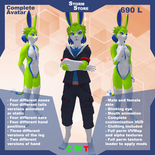 [SS] anthro avatar 2 green