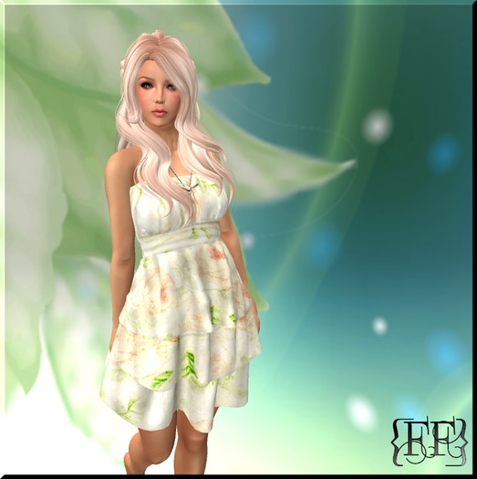 {FF} Ruffle Dress  ::Russet Rose:: Fallen Faun
