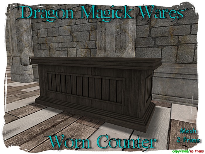 Dragon Magick Wares Worn Counter Boxed